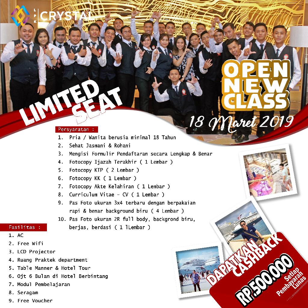Pembukaan kelas Maret